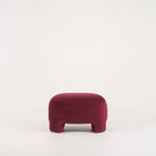 Taru Ottoman by Ligne Roset in Gentle Bordeaux | Floor Sample – Very Good | Shop Now | MO-LIR-14300300-1216-Hero Image-1