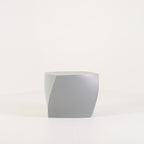 Gehry Left Twist Cube by Heller in Silver | Gently Used – Good | Shop Now | MO-HLR-1016_28-1390-Hero Image-4