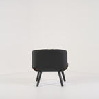 Nut Lounge by Moooi in Menagerie of Extinct Animals Velvet Raven, Black | Well Loved – Fair | Shop Now | MO-MOO-8718282746067-158-Hero Image-4