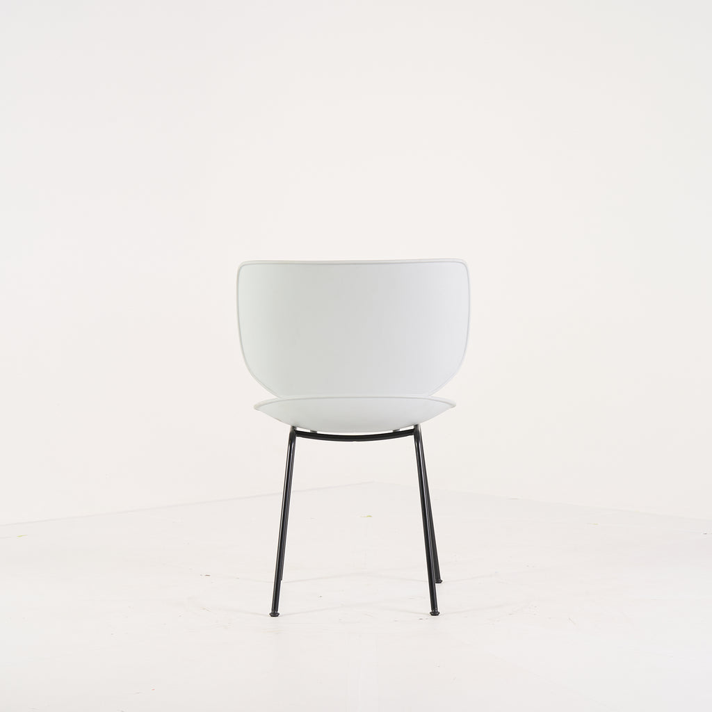 Hana Chair Un-Upholstered  by Moooi in Concrete Grey / Non-Stackable Black Legs | Project Piece – As-Is | Shop Now | MO-MOO-8718282380315-1444-Hero Image-5