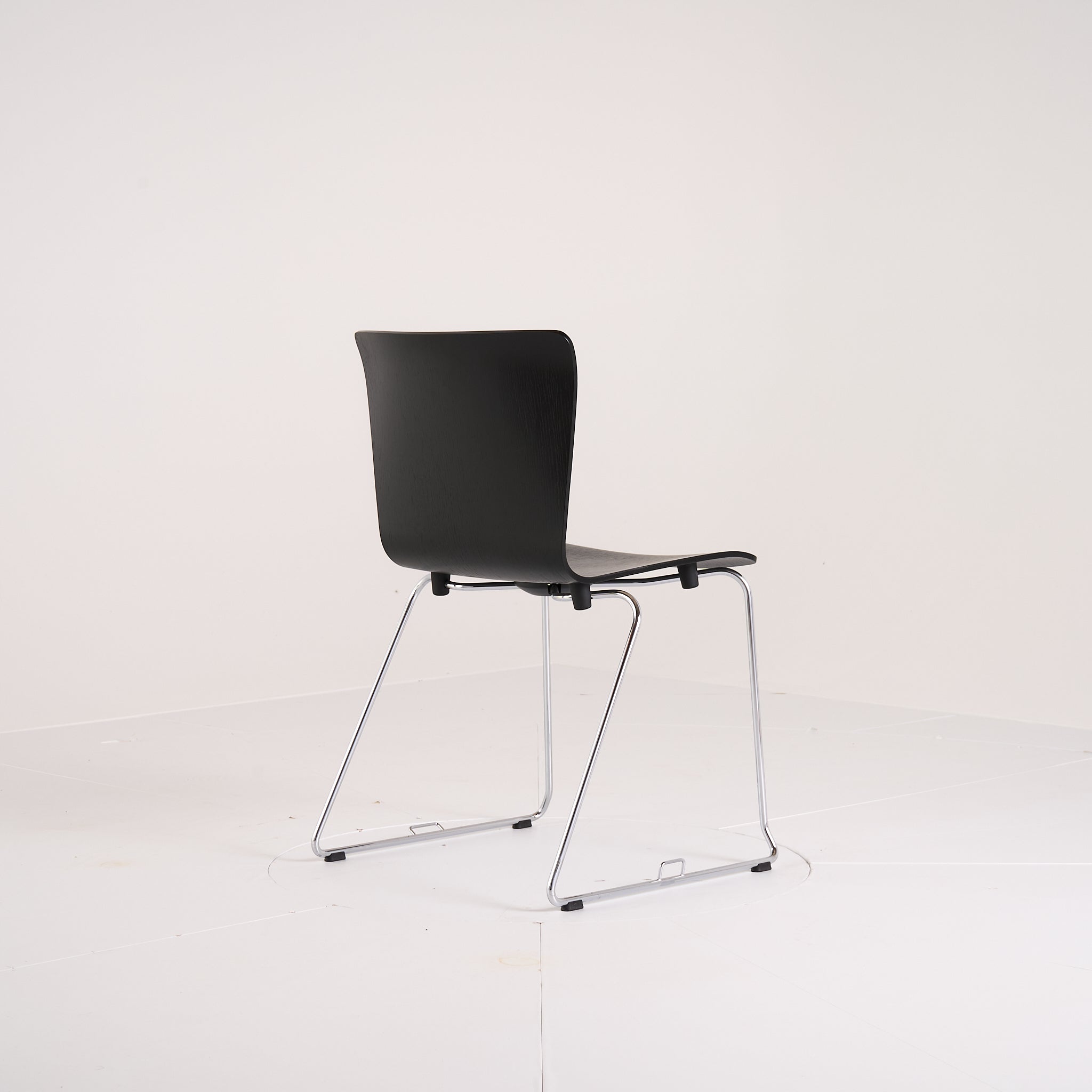 Vico Duo Sledge Base by Fritz Hansen in Black Ash / Chrome | Floor Sample – Very Good | Shop Now | MO-FHA-VM115-83-Hero Image-3