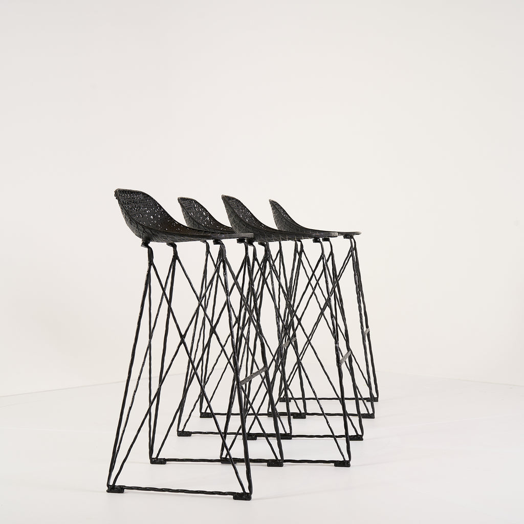 Carbon Bar Stool by Moooi in High | Floor Sample – Very Good | Shop Now | MO-MOO-8718282340166-131-Hero Image-1