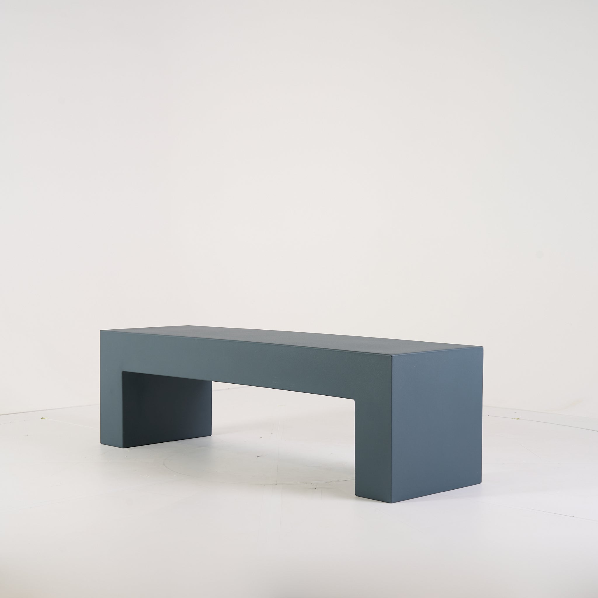 Vignelli Bench 60" by Heller in Medium / Slate | Open Box – Excellent | Shop Now | MO-HLR-1034_27-1363-Hero Image-1