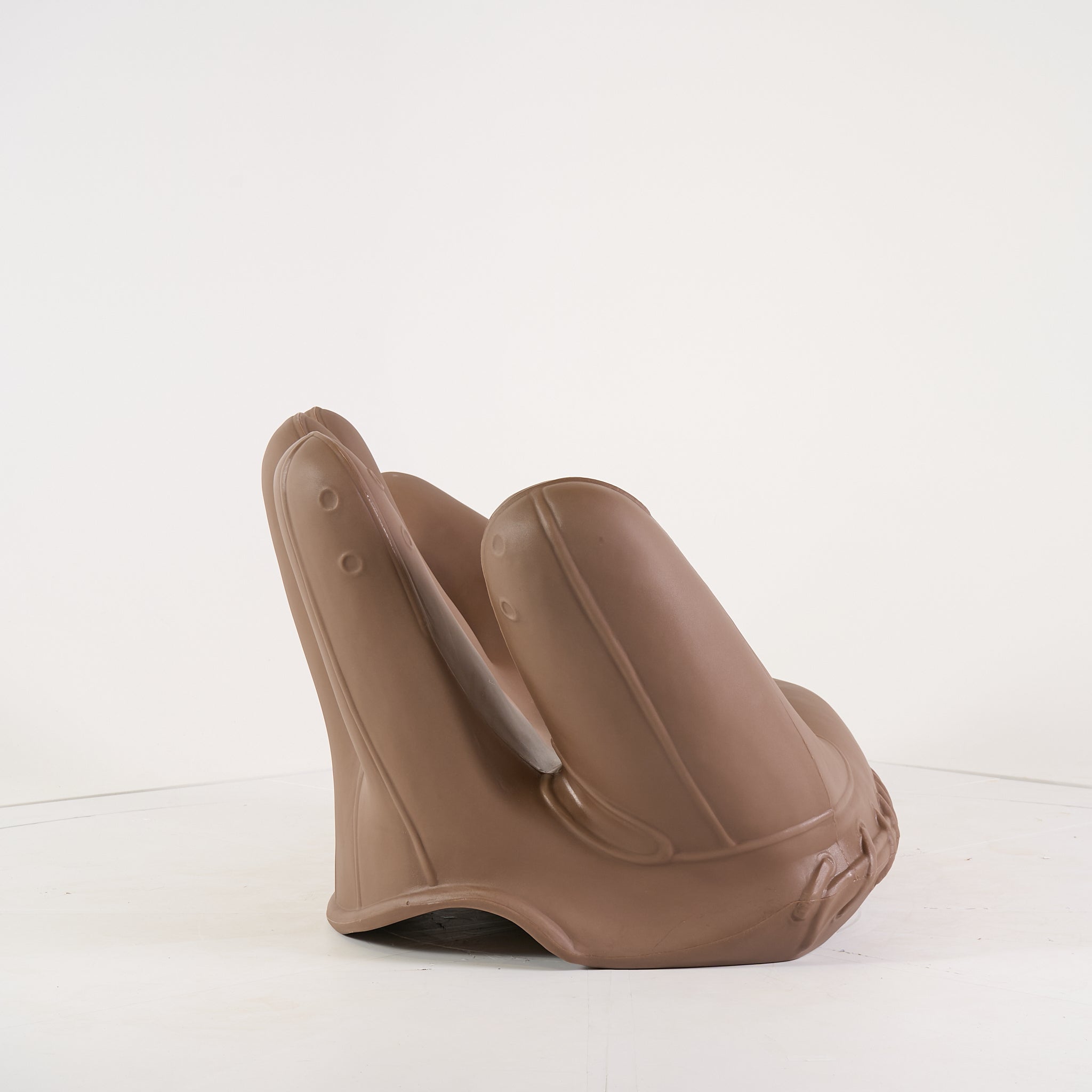 Vintage Joe Baseball Glove Chair by Heller in Brown | Floor Sample – Very Good | Shop Now | MO-HLR-1007_42-1456-Hero Image-3