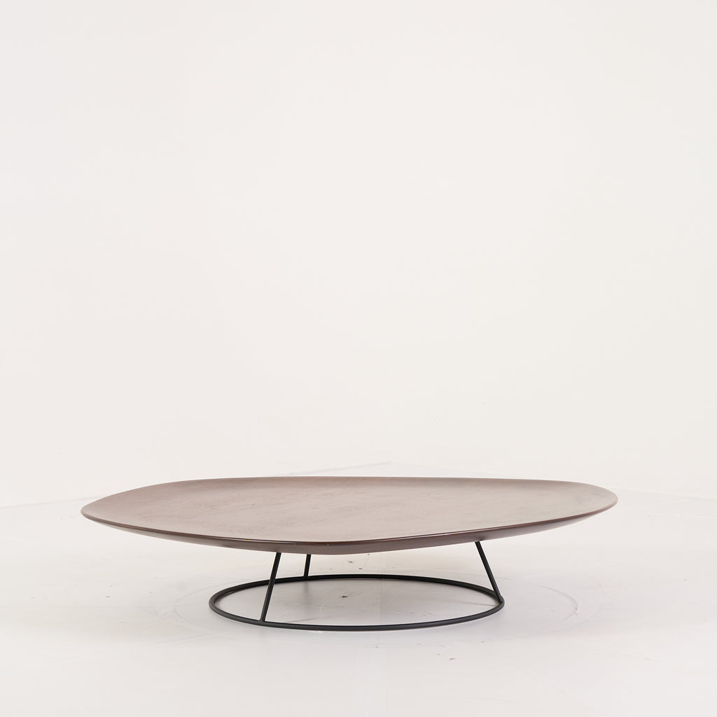 Pebble Low Table Large by Ligne Roset in Concave Top, Solid Wood | Floor Sample – Very Good | Shop Now | MO-LIR-19960050-1160-Hero Image-4