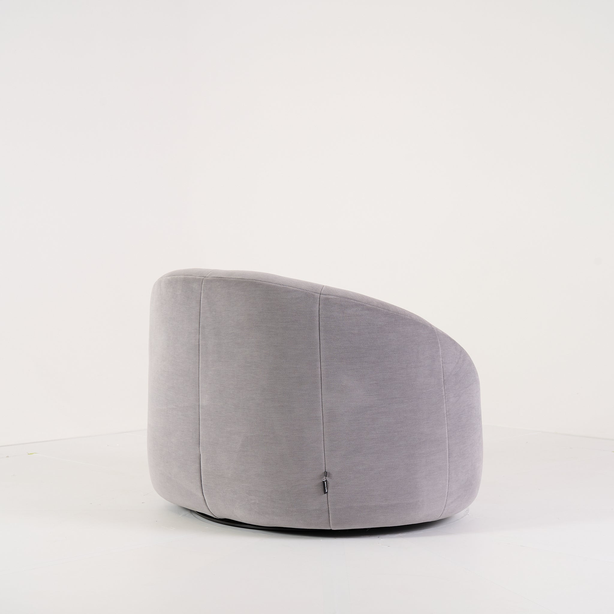 Pumpkin Swivel Armchair by Ligne Roset in Gentle Iron | Floor Sample – Very Good | Shop Now | MO-LIR-14110110-1396-Hero Image-4