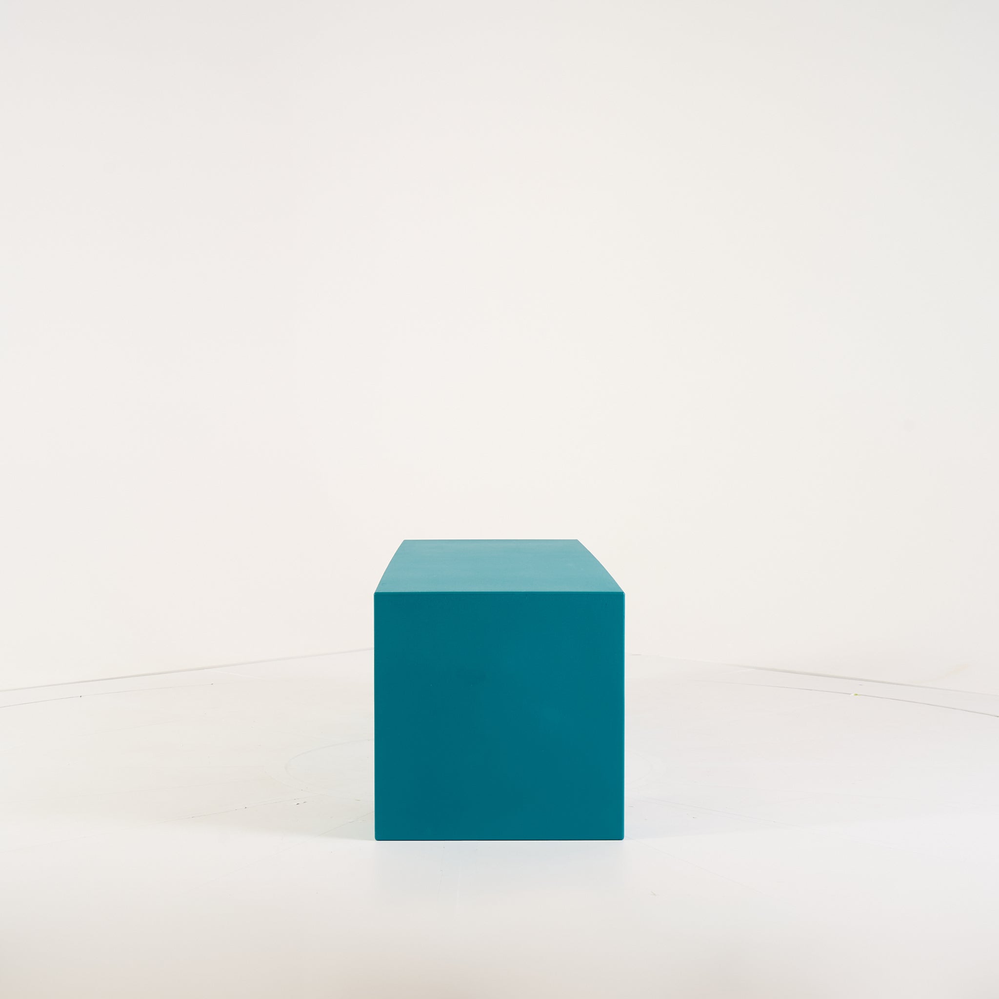 Vignelli Bench 60" by Heller in Medium / Turquoise | Floor Sample – Very Good | Shop Now | MO-HLR-1034_28-1362-Hero Image-6