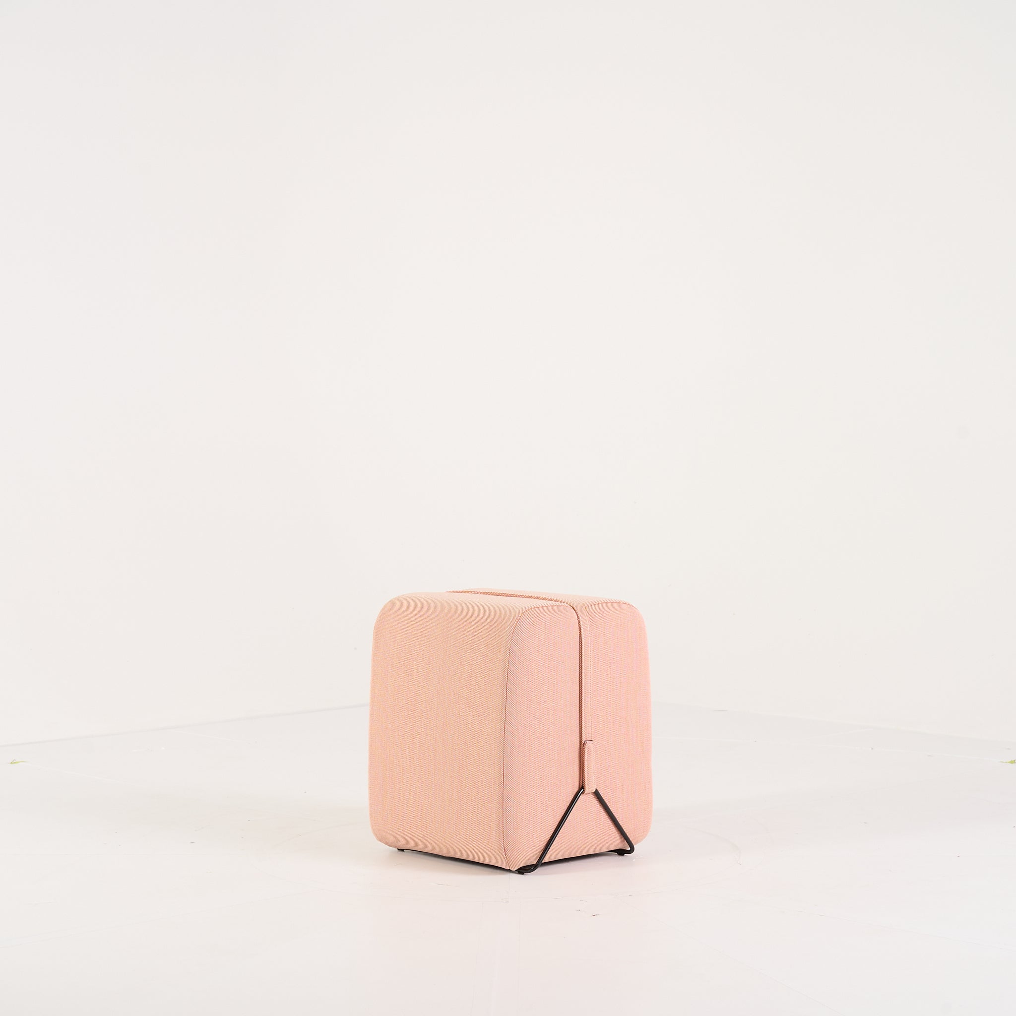 Mobidec Ottoman by Ligne Roset in Steelcut Trio Grenade | Pristine | Shop Now | MO-LIR-10261105-1174-Hero Image-4