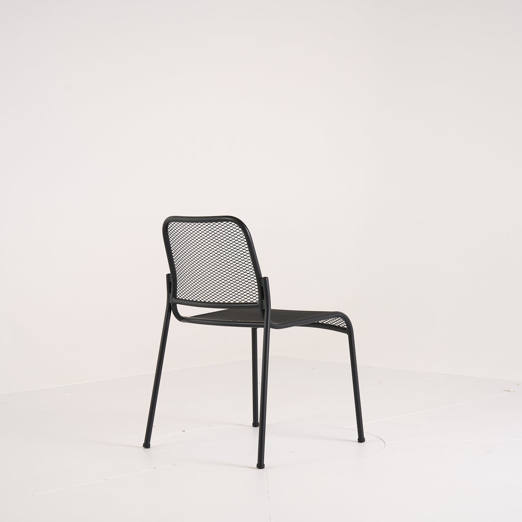 Mira Chair by Fritz Hansen in Steel / Anthracite | Open Box – Excellent | Shop Now | MO-FHA-1395003-97-Hero Image-1