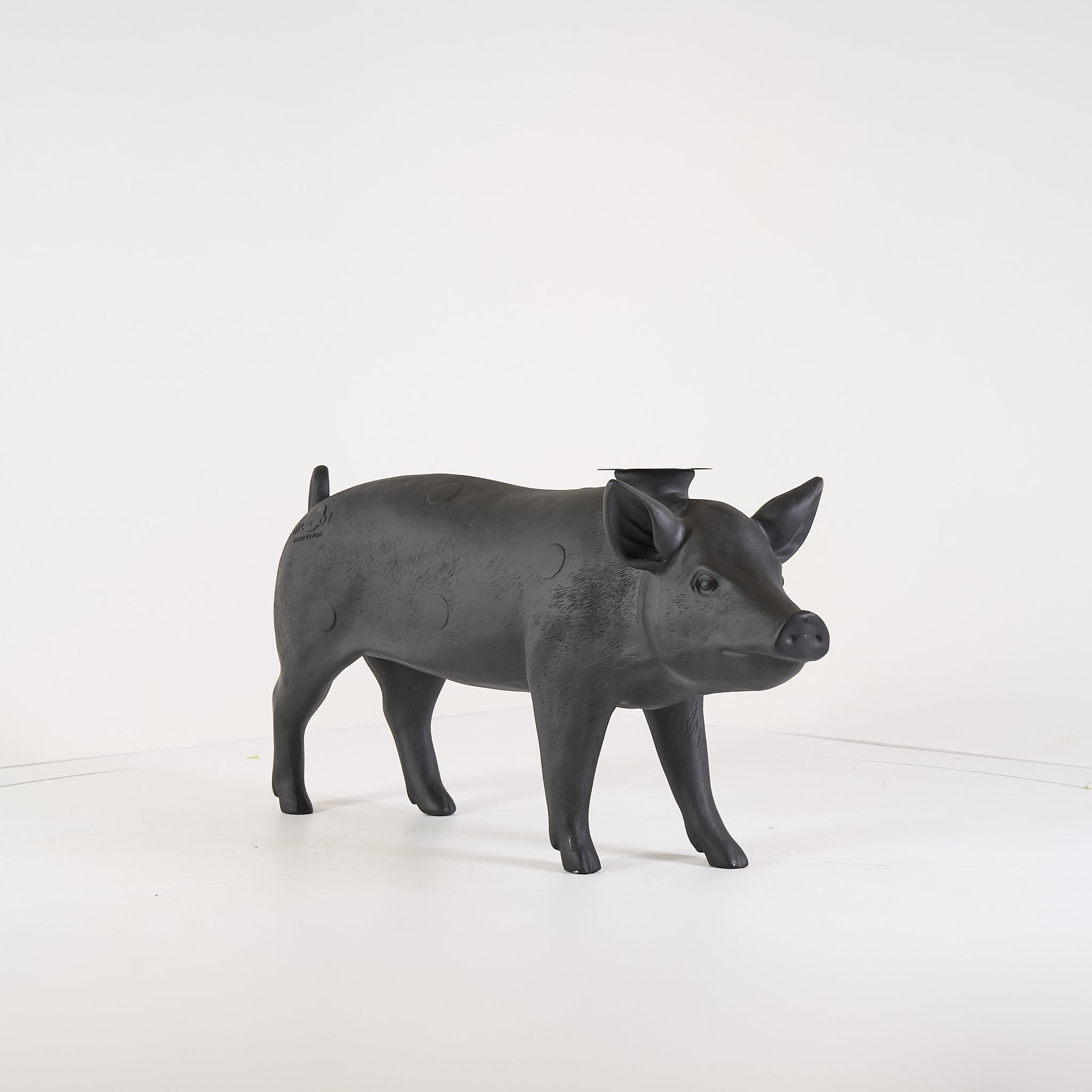 Pig Table (without tabletop) by Moooi in Black | Well Loved – Fair | Shop Now | MO-MOO-8718282340029-1434-Hero Image-2