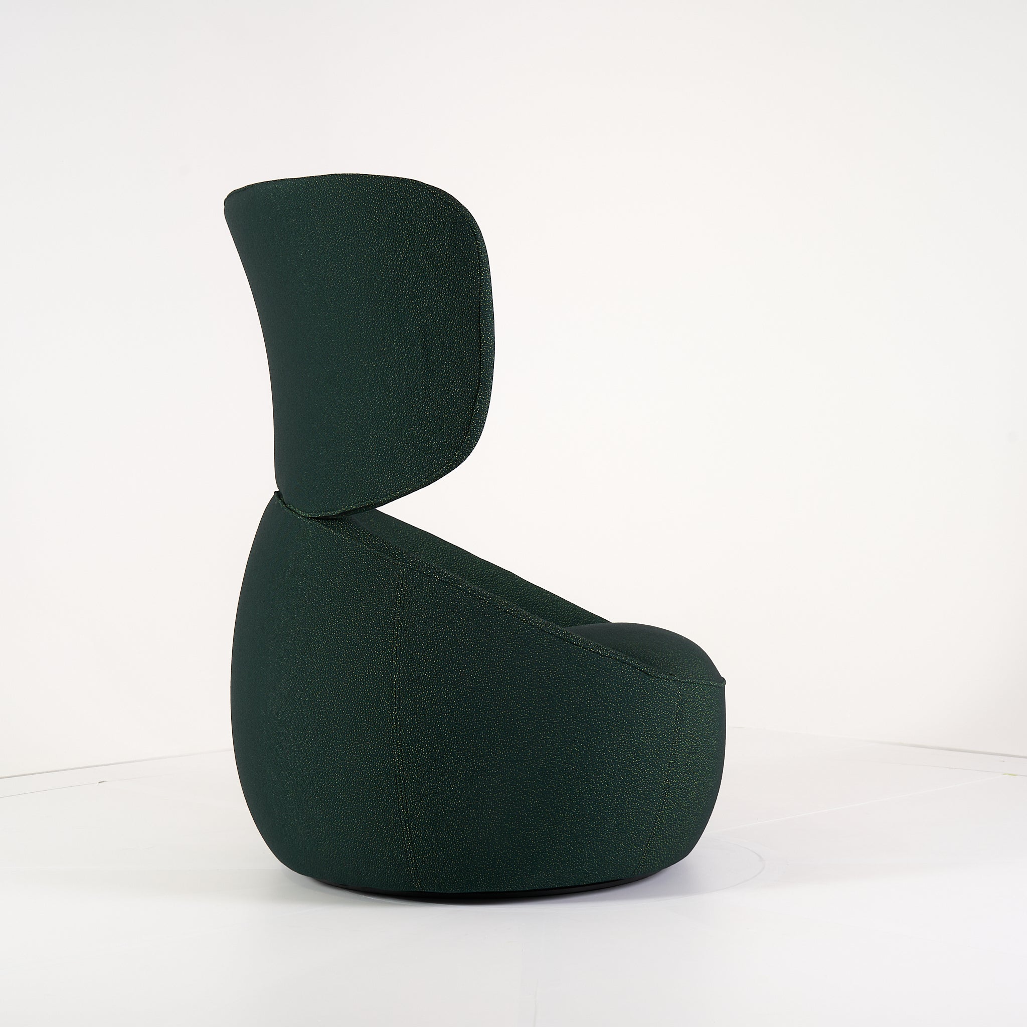 Hana Armchair Wingback Swivel by Moooi in Custom Fabric | Floor Sample – Very Good | Shop Now | MO-MOO-8718282773971-171-Hero Image-5