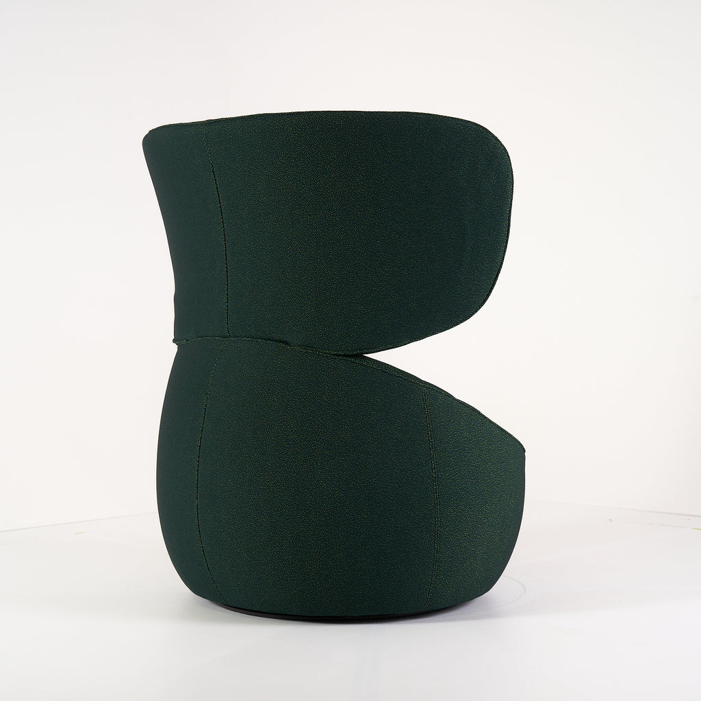 Hana Armchair Wingback Swivel by Moooi in Custom Fabric | Floor Sample – Very Good | Shop Now | MO-MOO-8718282773971-171-Hero Image-3