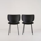 Hana Chairs Unupholstered Set of 2 by Moooi in Black, Non-Stacking | Gently Used – Good | Shop Now | MO-MOO-8718282380278-1248-Hero Image-4