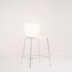 Nap Counter Stool by Fritz Hansen in Milk White / Chrome | Gently Used – Good | Shop Now | MO-FHA-KS58-75-Hero Image-7