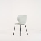 Hana Chair Unupholstered  by Moooi in Concrete Grey / Black / Non-Stacking | Floor Sample – Very Good | Shop Now | MO-MOO-8718282380315-1433-Hero Image-7