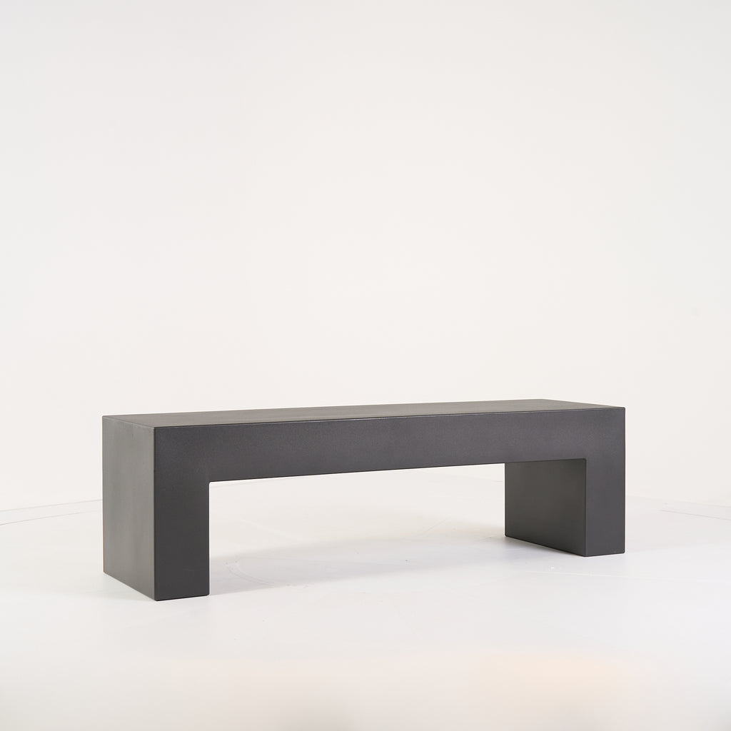 Vignelli Bench by Heller in Medium / Dark Grey | Floor Sample – Very Good | Shop Now | MO-HLR-1034_12-1358-Hero Image-5