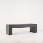 Vignelli Bench by Heller in Medium / Dark Grey | Floor Sample – Very Good | Shop Now | MO-HLR-1034_12-1358-Hero Image-5