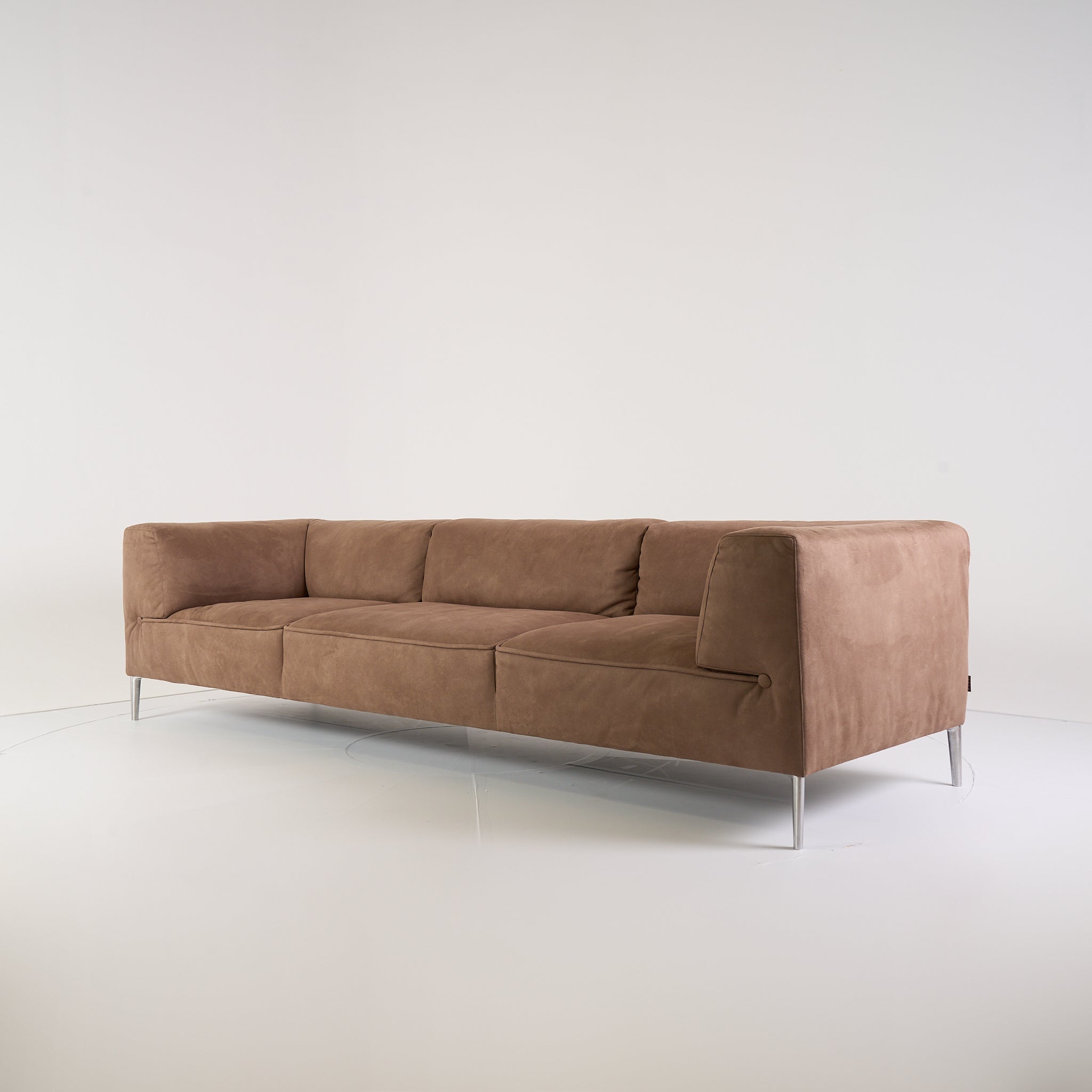 Sofa So Good Triple Seat by Moooi in Abbracci, Taupe | Well Loved – Fair | Shop Now | MO-MOO-8718282783444-173-Hero Image-2