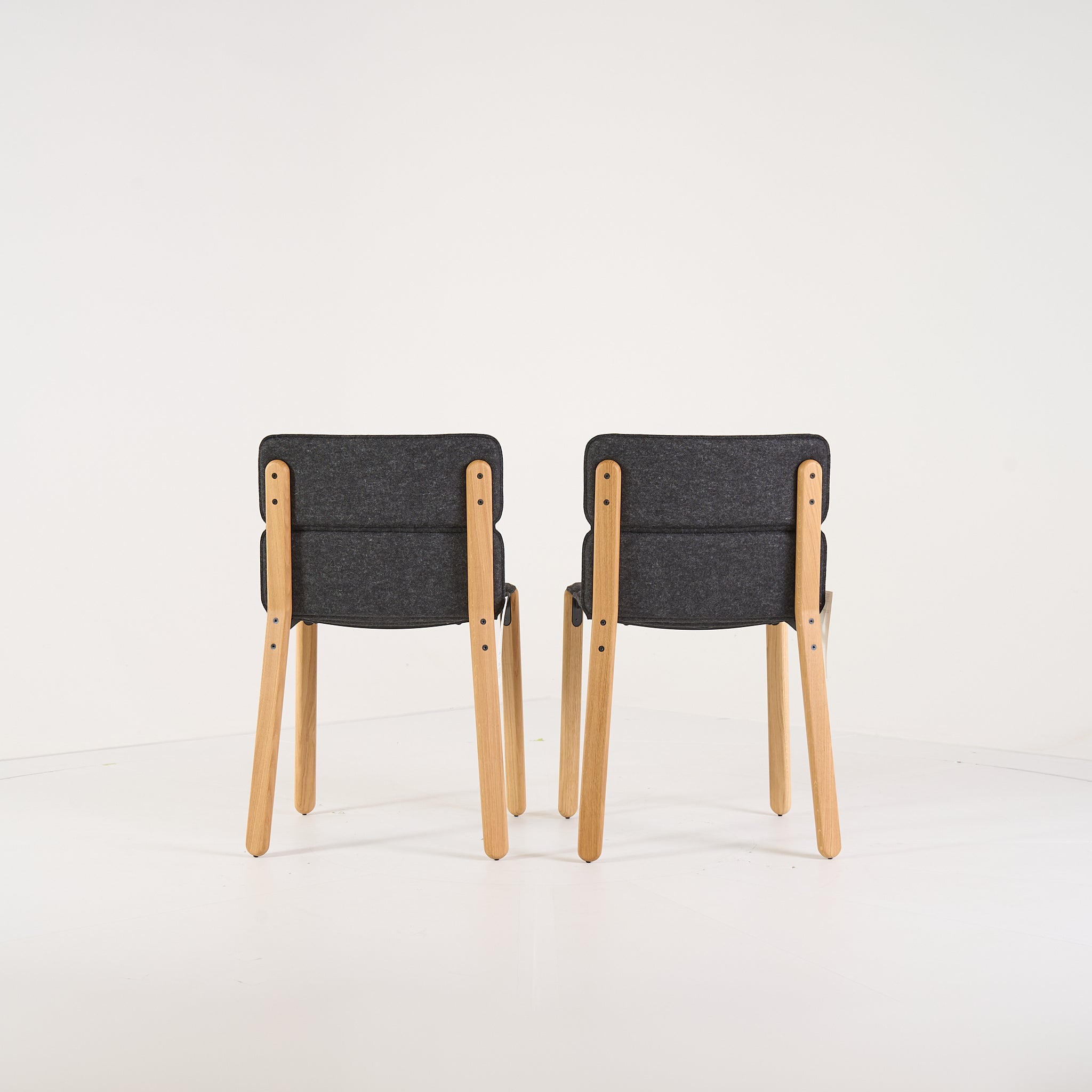 Paddock Chair Set of 2 by Ligne Roset in Feutre Anthracite | Open Box – Excellent | Shop Now | MO-LIR-10260880-1219-Hero Image-5