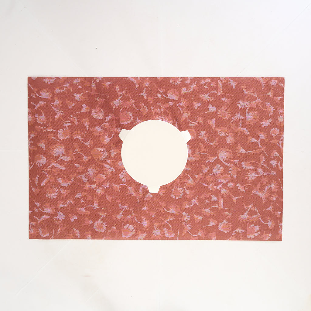 Botanic Floormat - Madder by Chilewich in 46" x 72" | Pristine | Shop Now | MO-CHW-200900_004-1460-Hero Image-2