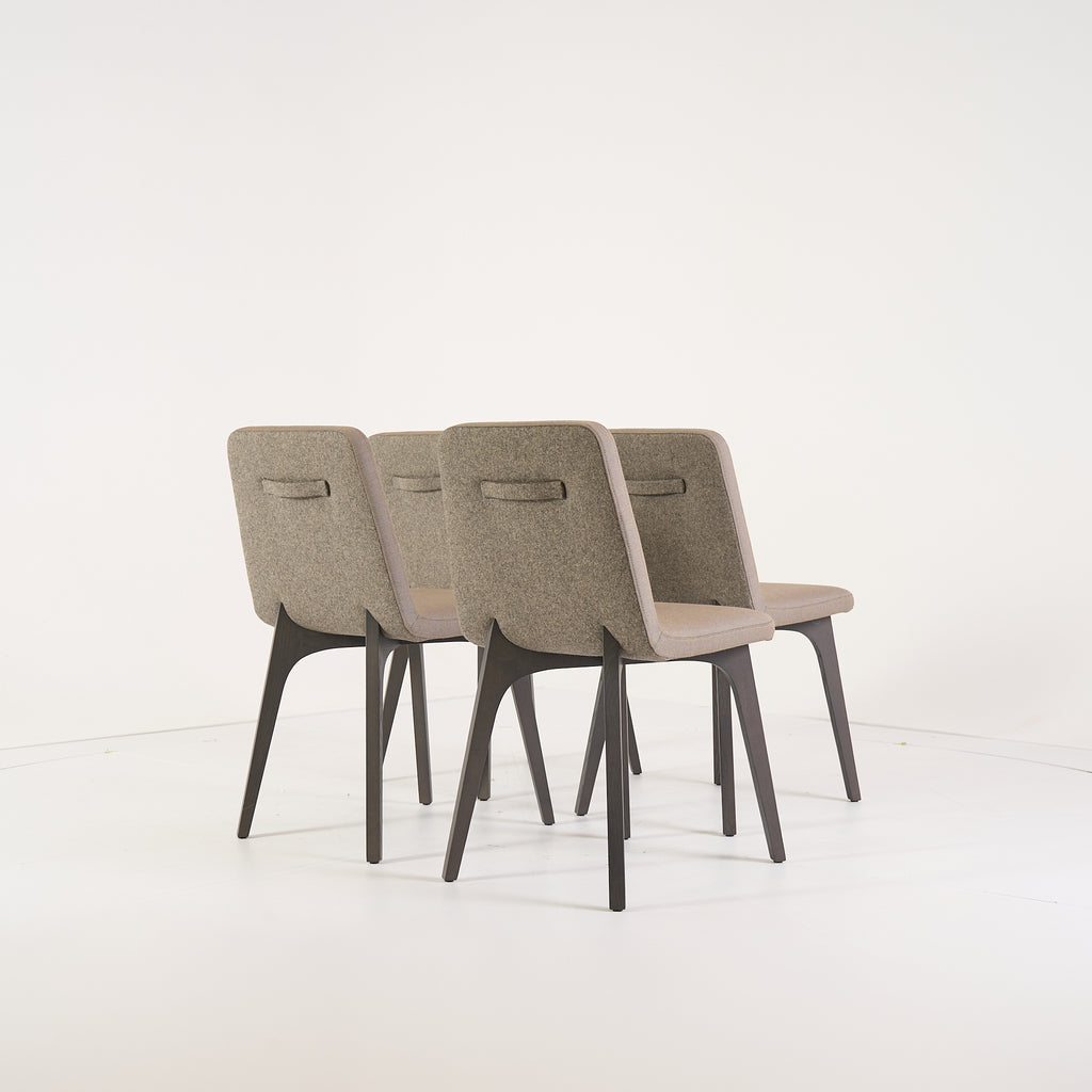Vik Chair Dining Chair (Set of 4) by Ligne Roset in Steelcut Trio / Divina - Orage / Grege | Gently Used – Good | Shop Now | MO-LIR-10261231-1214-Hero Image-4