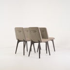 Vik Chair Dining Chair (Set of 4) by Ligne Roset in Steelcut Trio / Divina - Orage / Grege | Gently Used – Good | Shop Now | MO-LIR-10261231-1214-Hero Image-4