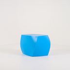 Gehry Left Twist Cube by Heller in Blue | Well Loved – Fair | Shop Now | MO-HLR-1016_05-1397-Hero Image-2