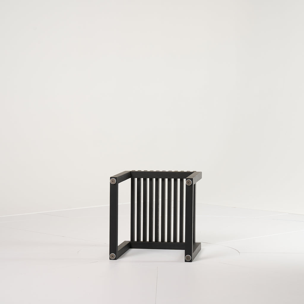 Cutter Stool by Fritz Hansen in Black Oak / Black Oak | Gently Used – Good | Shop Now | MO-FHA-S1920466-103-Hero Image-1