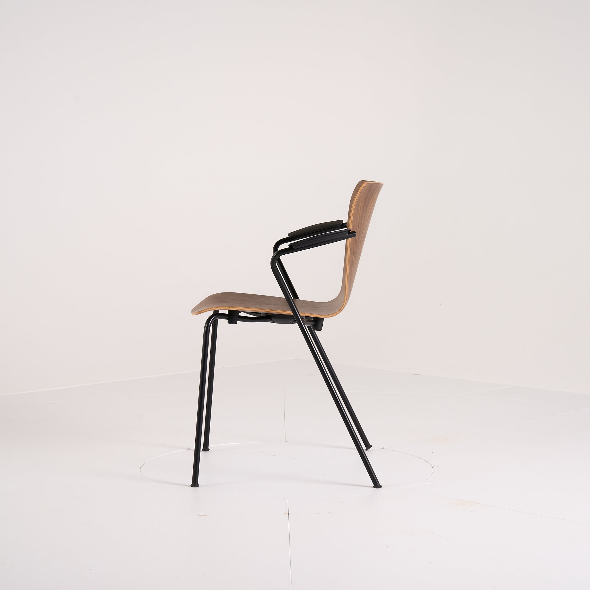 Vico Duo Chair by Fritz Hansen in Walnut Armchair / Black | Floor Sample – Very Good | Shop Now | MO-FHA-VM111-82-Hero Image-5