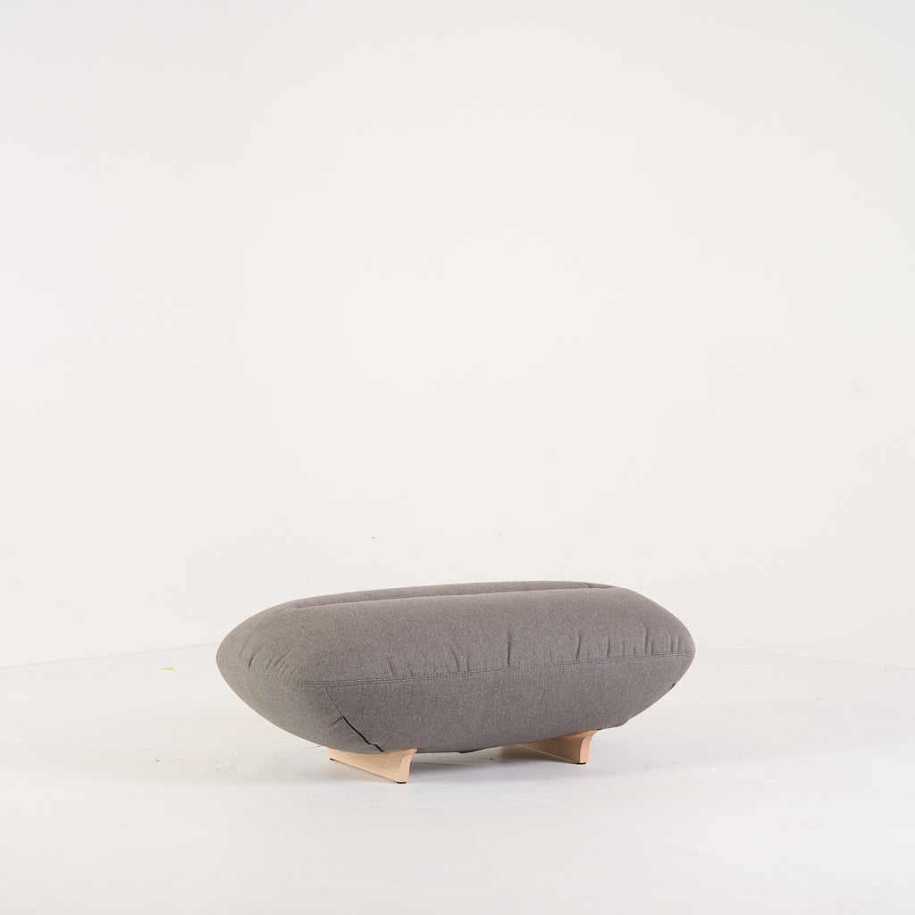 Manarola Stool by Ligne Roset in Sunbrella Heritage Granit | Floor Sample – Very Good | Shop Now | MO-LIR-14090300-1200-Hero Image-2