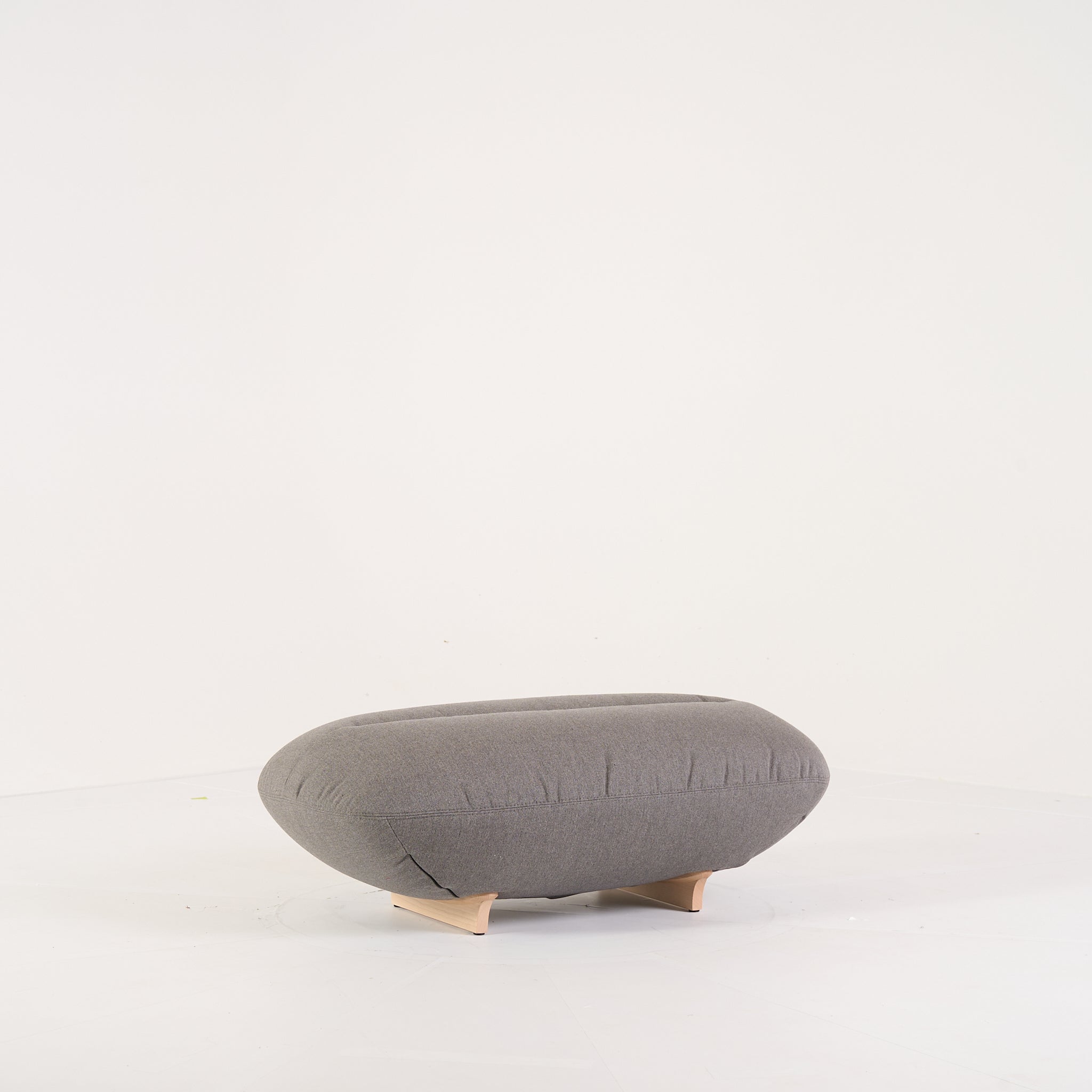 Manarola Stool by Ligne Roset in Sunbrella Heritage Granit | Floor Sample – Very Good | Shop Now | MO-LIR-14090300-1200-Hero Image-2