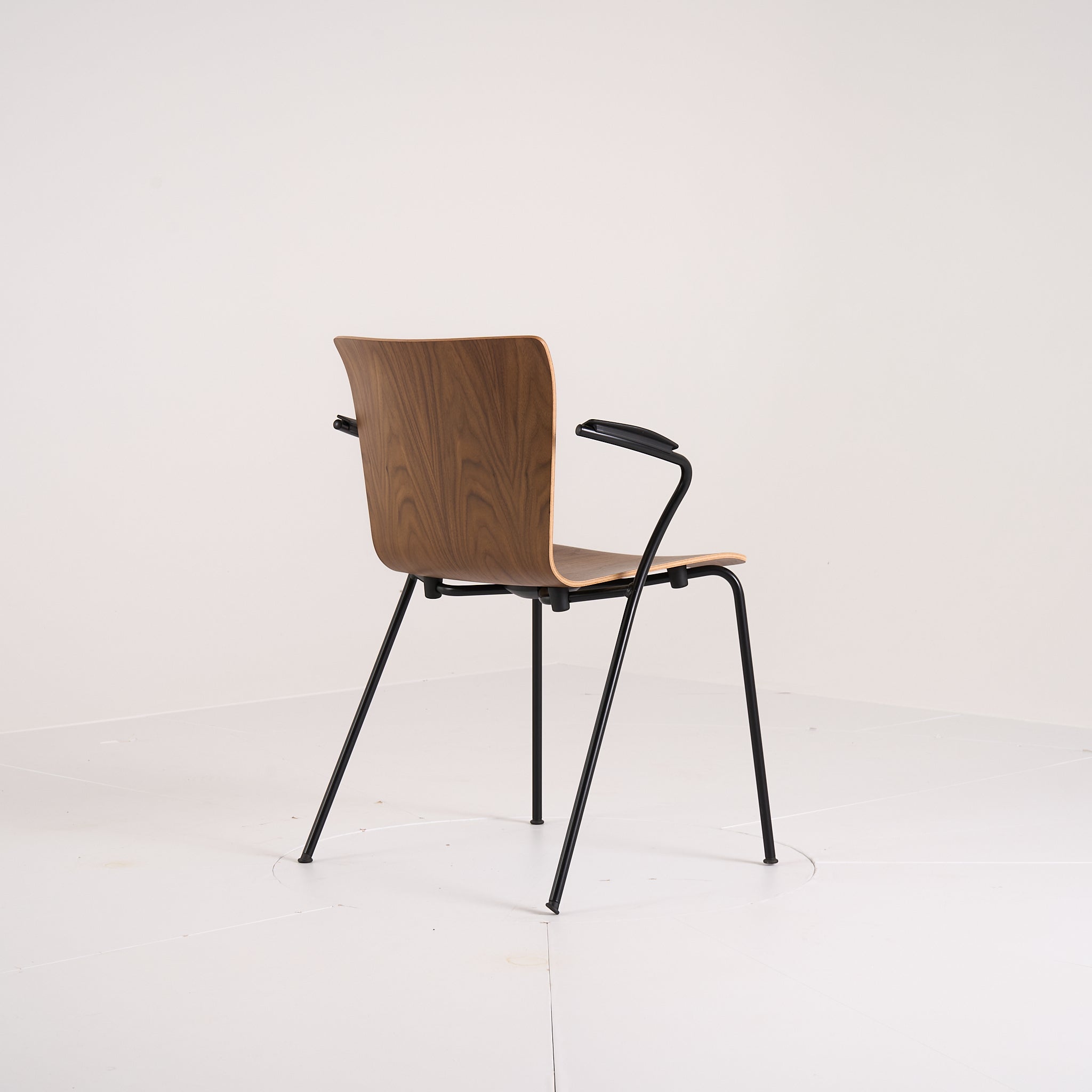 Vico Duo Chair by Fritz Hansen in Walnut Armchair / Black | Floor Sample – Very Good | Shop Now | MO-FHA-VM111-82-Hero Image-6