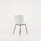 Hana Chair Unupholstered  by Moooi in Concrete Grey / Black / Non-Stacking | Floor Sample – Very Good | Shop Now | MO-MOO-8718282380315-1433-Hero Image-4