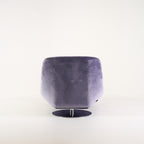 Manarola Swivelling Armchair w/ Footstool by Ligne Roset in Harald Pigeon | Floor Sample – Very Good | Shop Now | MO-LIR-14090200_14090350-1217-Hero Image-5
