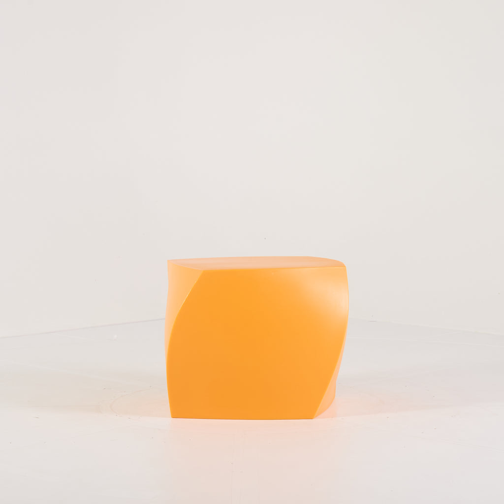 Gehry Left Twist Cube by Heller in Yellow | Gently Used – Good | Shop Now | MO-HLR-1016_03-1400-Hero Image-6
