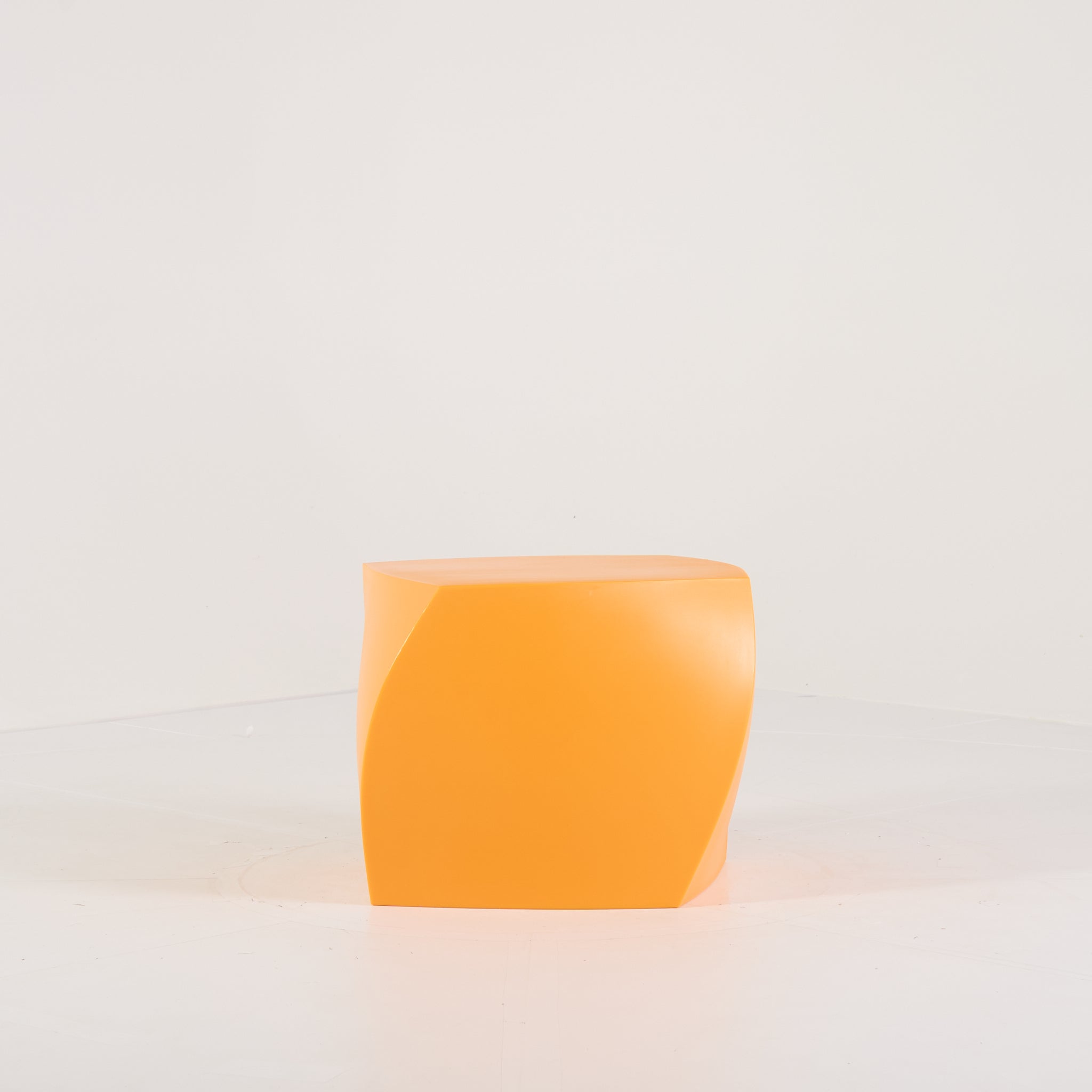 Gehry Left Twist Cube by Heller in Yellow | Gently Used – Good | Shop Now | MO-HLR-1016_03-1400-Hero Image-6