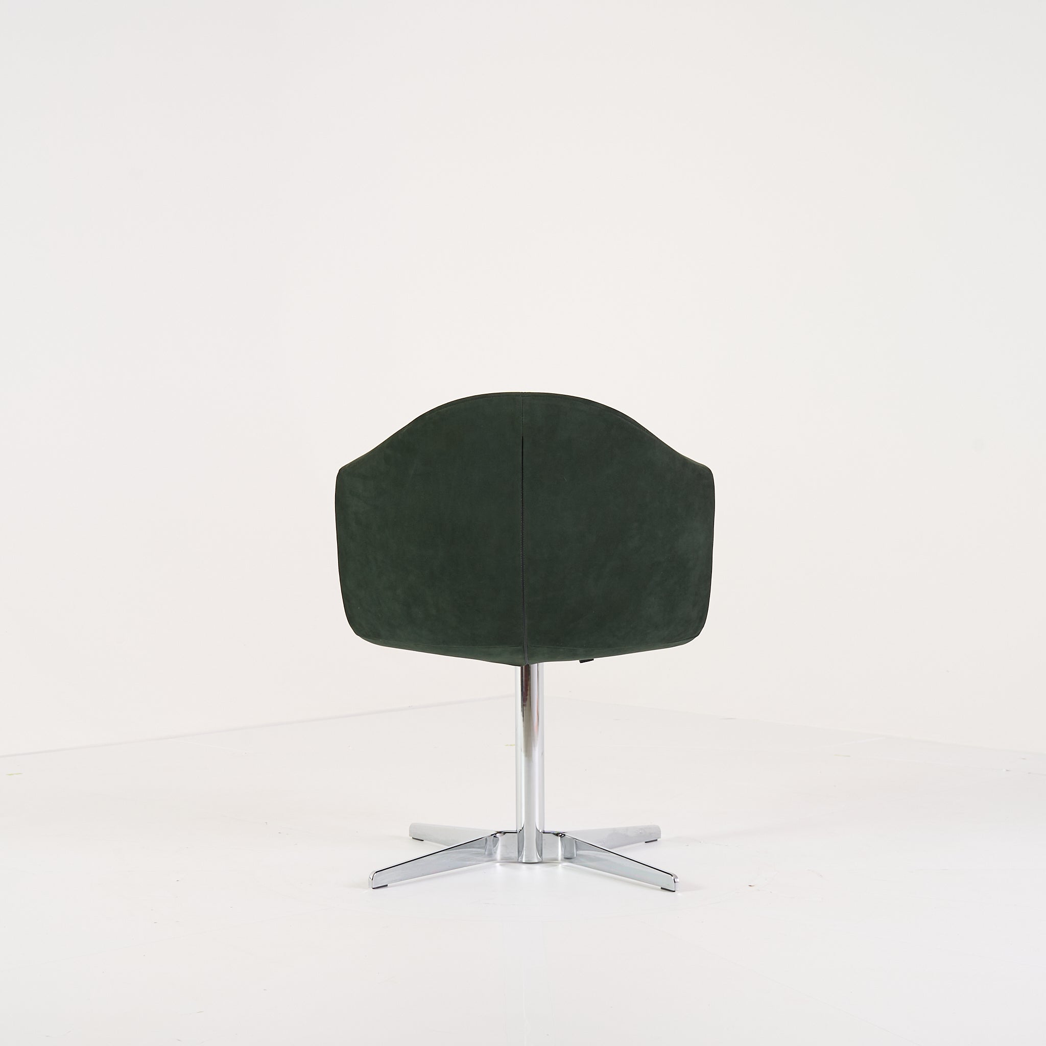 Alster Chair by Ligne Roset in Alcantara Malachite | Floor Sample – Very Good | Shop Now | MO-LIR-10260100-1213-Hero Image-2