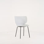 Hana Chair Unupholstered  by Moooi in Concrete Grey / Black / Non-Stacking | Floor Sample – Very Good | Shop Now | MO-MOO-8718282380315-1433-Hero Image-2