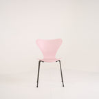 Series 7 Chair by Fritz Hansen in Pale Rose Lacquer / Warm Graphite | Gently Used – Good | Shop Now | MO-FHA-3107-67-Hero Image-6