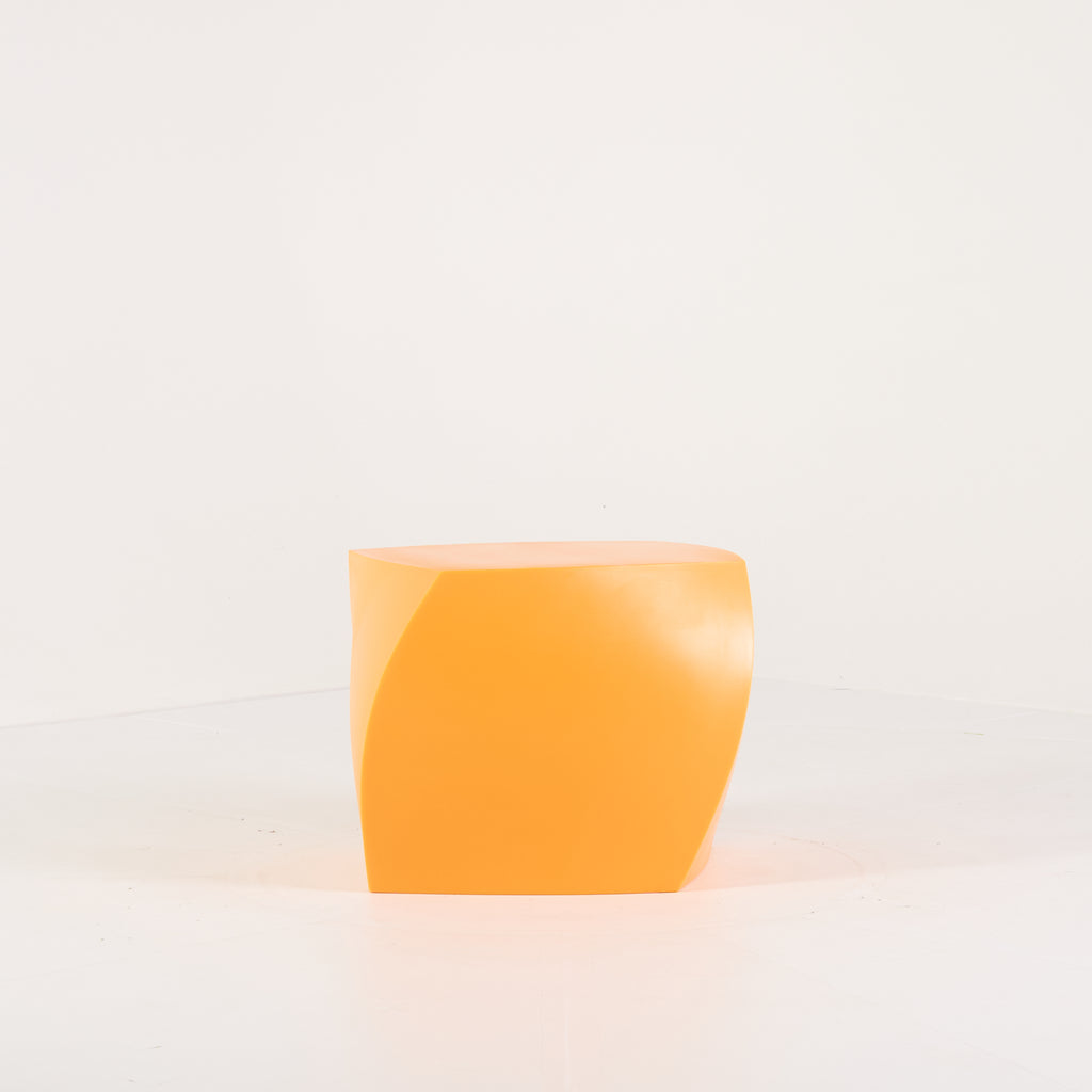 Gehry Left Twist Cube by Heller in Yellow | Gently Used – Good | Shop Now | MO-HLR-1016_03-1392-Hero Image-6