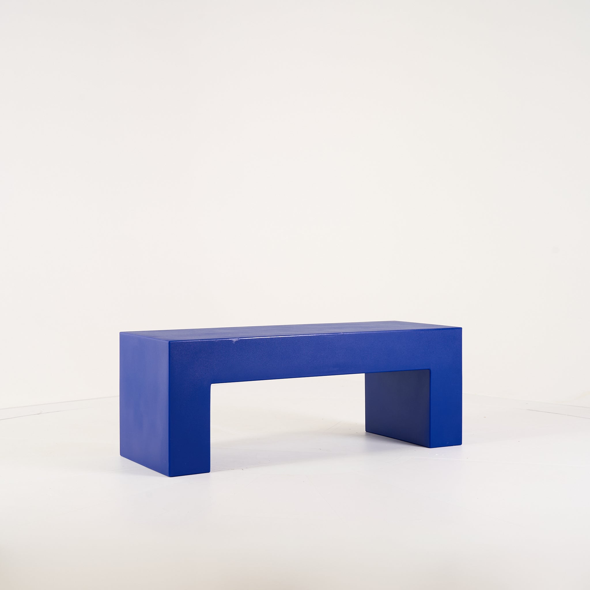 Vignelli Bench by Heller in Small / Blue | Gently Used – Good | Shop Now | MO-HLR-1035_10-1404-Hero Image-2