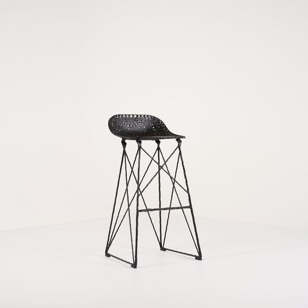 Carbon Bar Stool by Moooi in High | Floor Sample – Very Good | Shop Now | MO-MOO-8718282340166-131-Hero Image-5