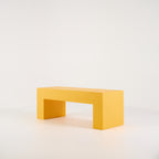 Vignelli Bench by Heller in Small / Yellow | Floor Sample – Very Good | Shop Now | MO-HLR-1035_08-1349-Hero Image-7