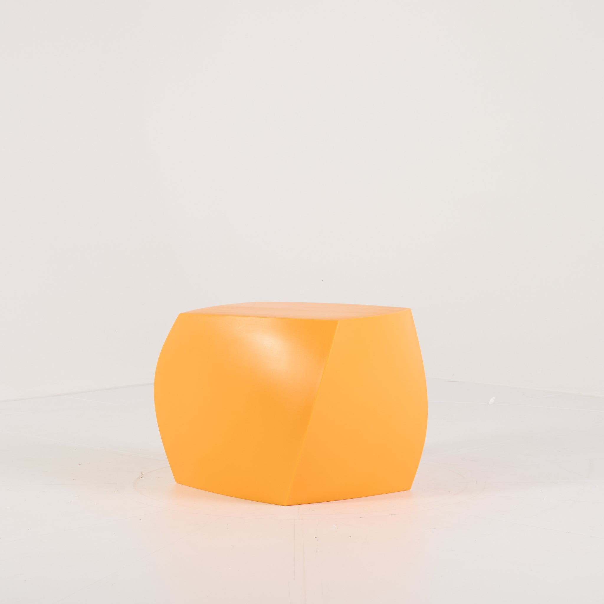 Gehry Left Twist Cube by Heller in Yellow | Gently Used – Good | Shop Now | MO-HLR-1016_03-1400-Hero Image-3