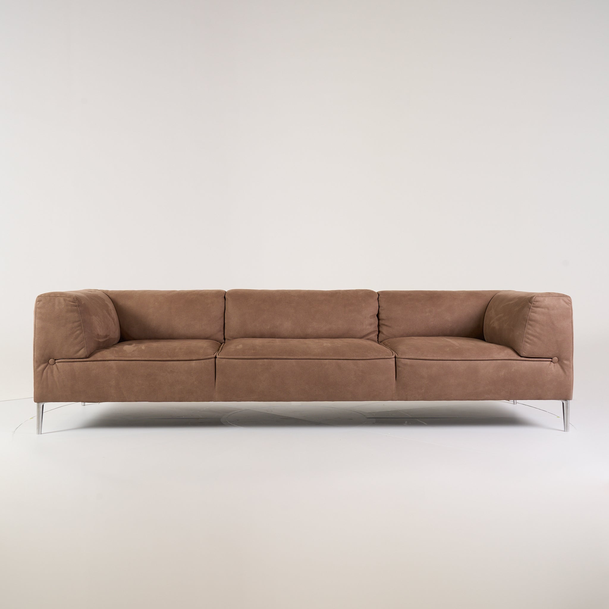 Sofa So Good Triple Seat by Moooi in Abbracci, Taupe | Well Loved – Fair | Shop Now | MO-MOO-8718282783444-173-Hero Image-4
