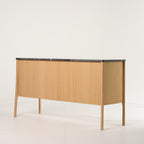 Jut Cabinet by Fritz Hansen in Black Marble / Oak | Project Piece – As-Is | Shop Now | MO-FHA-1090101-106-Hero Image-7