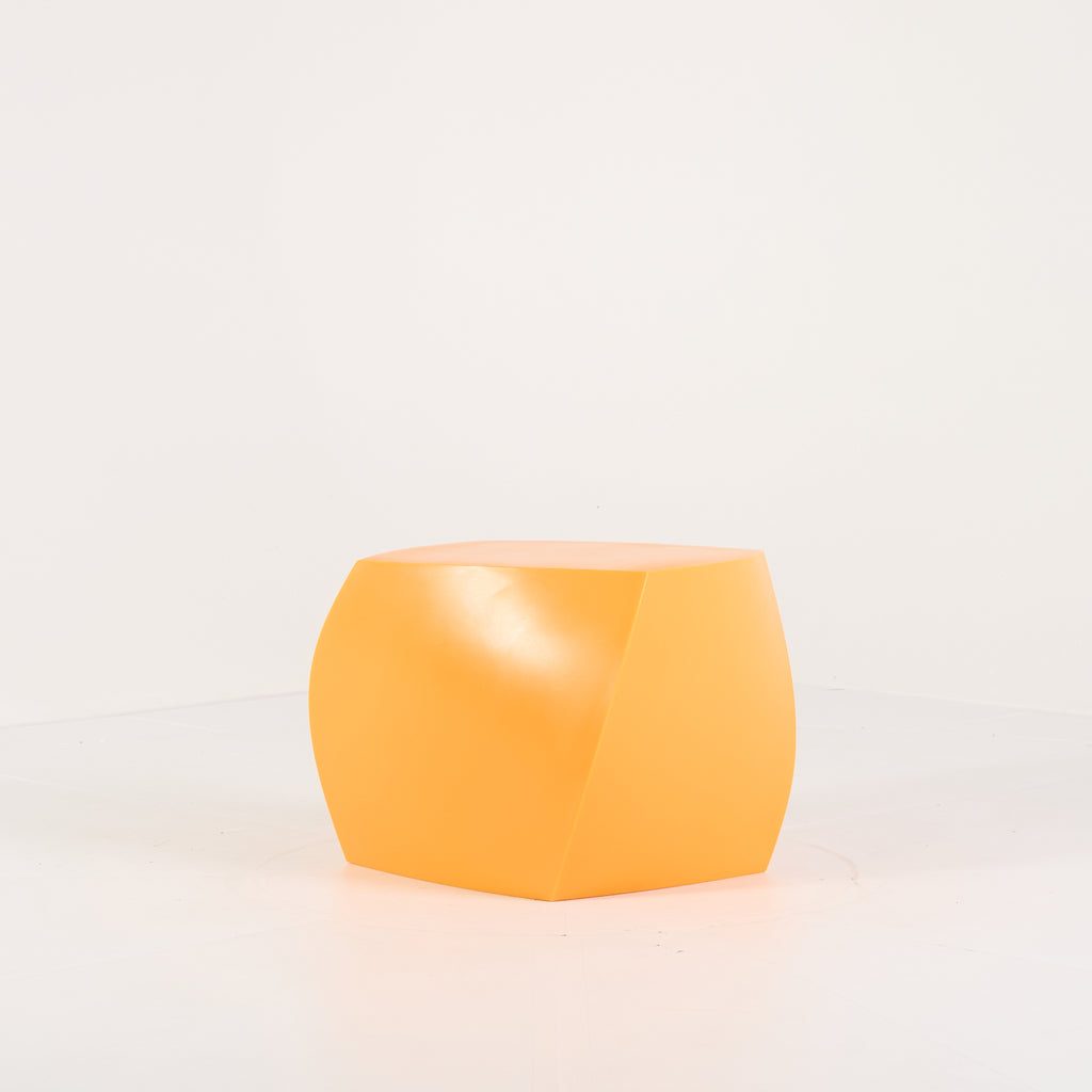 Gehry Left Twist Cube by Heller in Yellow | Gently Used – Good | Shop Now | MO-HLR-1016_03-1392-Hero Image-4