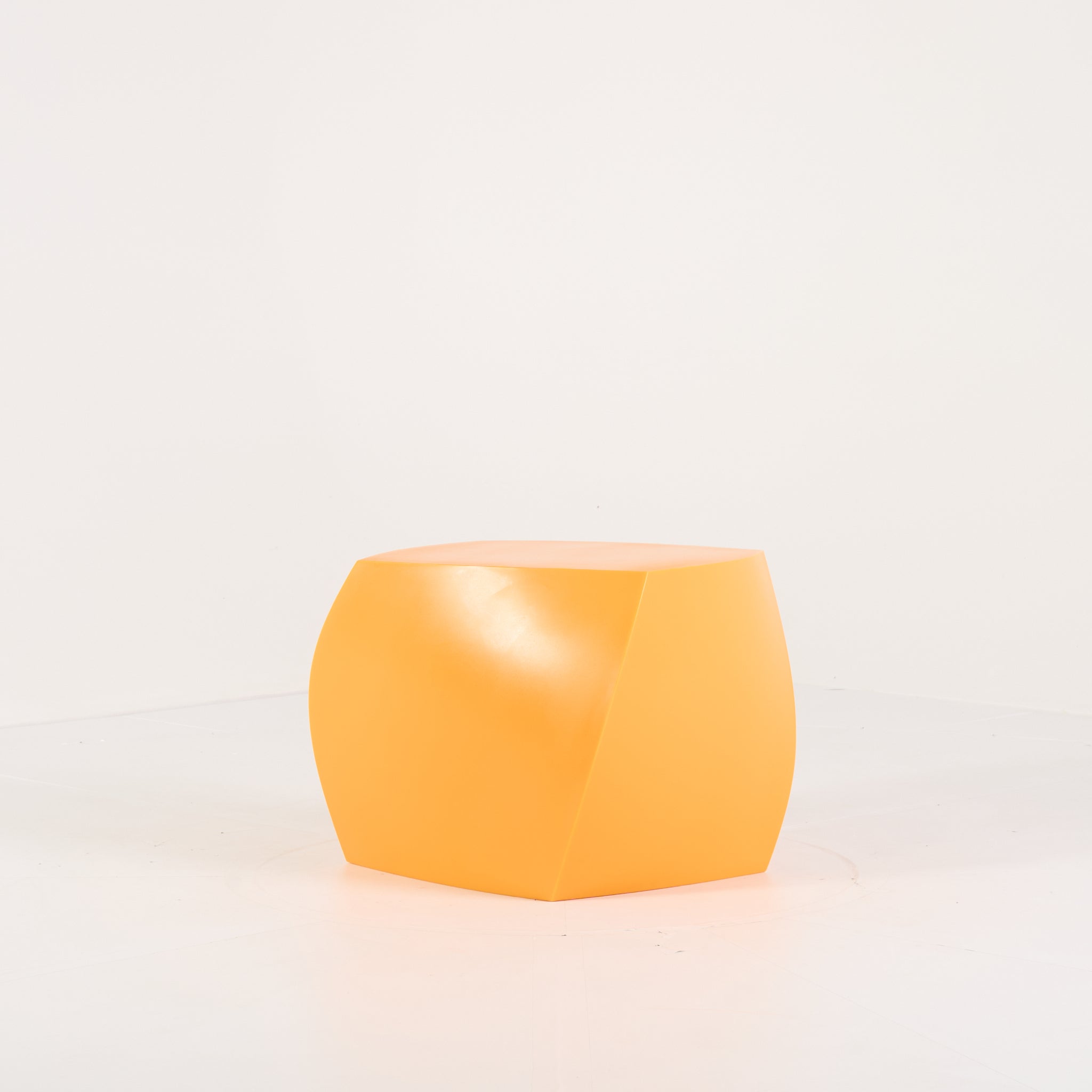 Gehry Left Twist Cube by Heller in Yellow | Gently Used – Good | Shop Now | MO-HLR-1016_03-1392-Hero Image-4