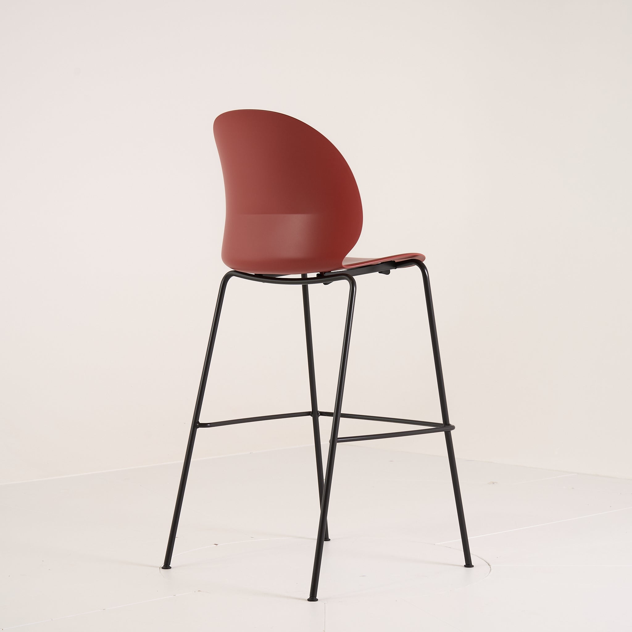 Recycle Barstool by Fritz Hansen in Dark Red / Black | Gently Used – Good | Shop Now | MO-FHA-N02_50-86-Hero Image-3