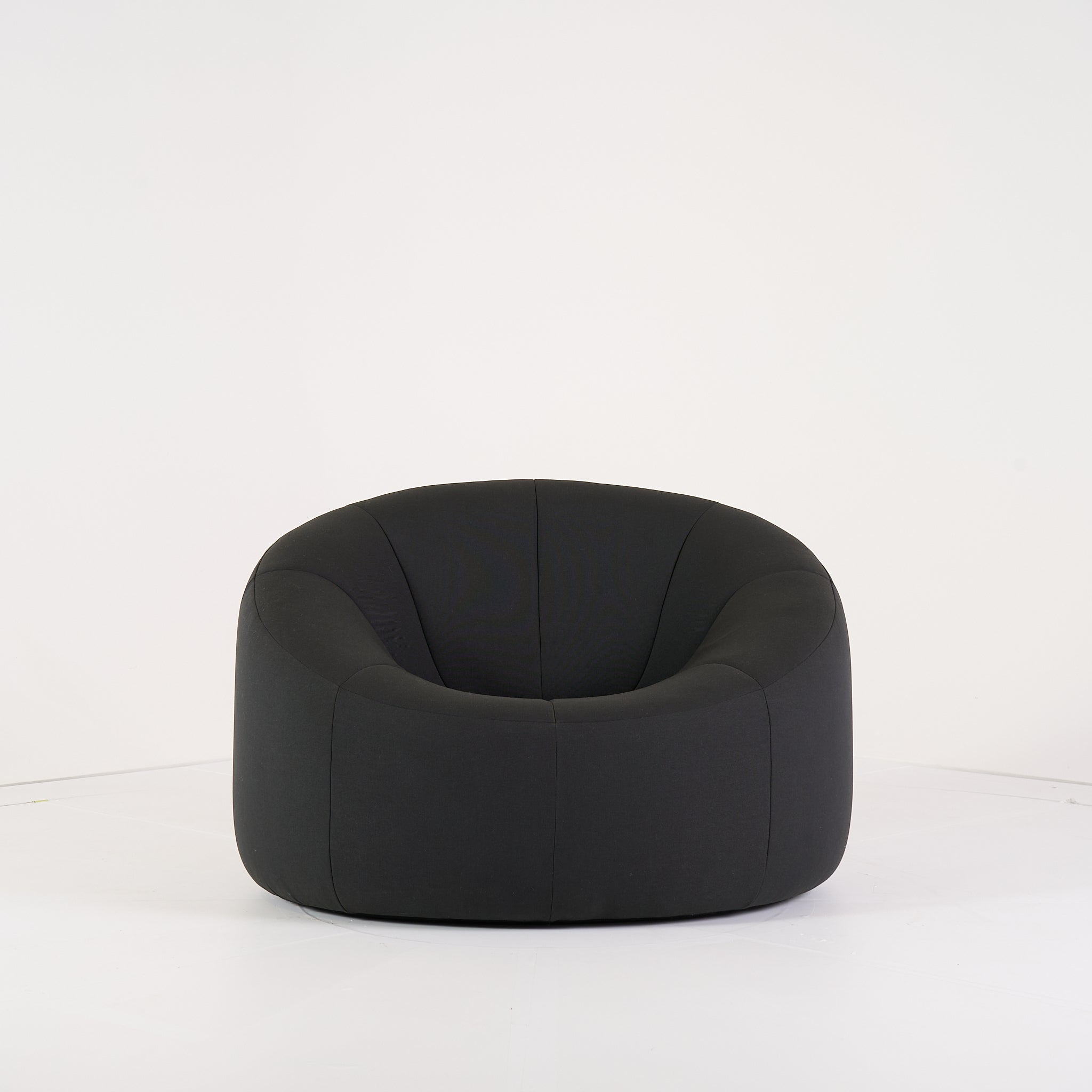 Ligne Roset Pumpkin ダークブラウン 円形オットマン Armchairs Pumpkin Ottoman - Ligne Roset